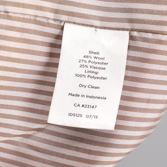 TALBOTS Shetland Wool Blend Blazer Red Pop Size 10 - Picture 9 of 9